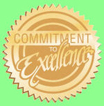 Commitment to Excellence gold seal