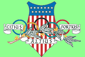 1932 USA Olympics: Citius, Altius, Fortius - http://www.mapsofworld.com/sports/olympics/trivia/olympic-emblem.html