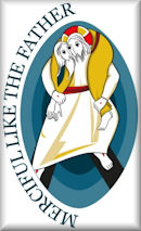 "Merciful Like the Father" Year of Mercy logo - © Copyright Pontifical Council for the Promotion of New Evangelization, Vatican State