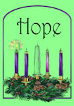 Advent Wreath 1st week - Hope