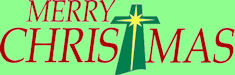 Merry Christmas with star cross