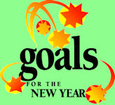 Goals for the new year - swirling stars