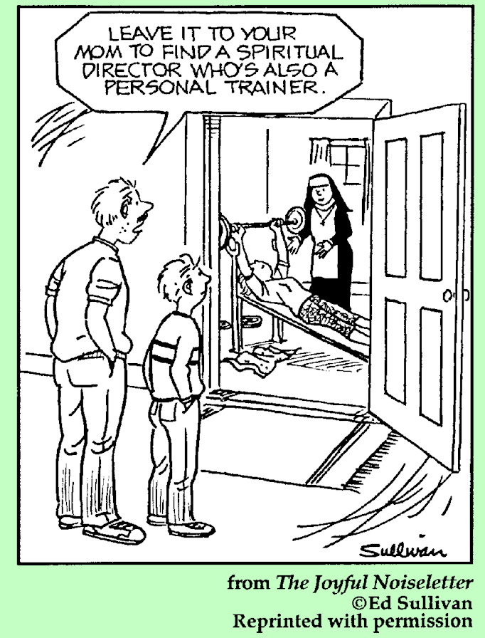 Nun as personal trainer
