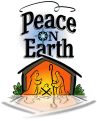 Peace on Earth Nativity scene